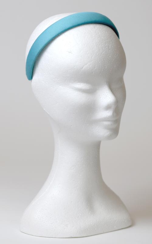 Bavlnená čelenka - bledo modrá
