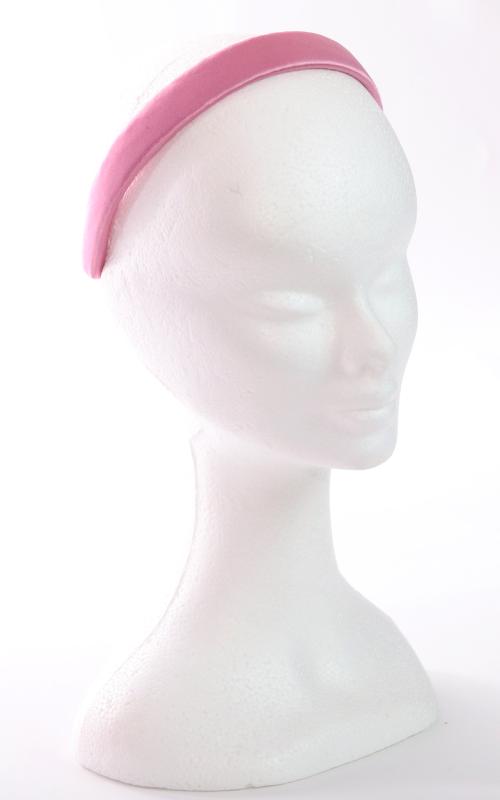 Hodvábna čelenka - ružová